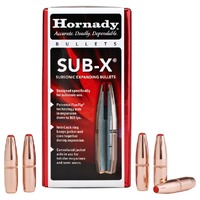 Hornady .308  175 gr Sub-X 100 pack