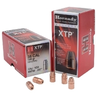 Hornady 38/.357 158 gr FP/XTP 100 Pack