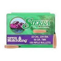 Sierra .224 69 gr Tipped Matchking (TMK) 100 Pack