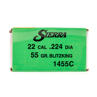 Sierra .224 55 gr BlitzKing 500 Pack